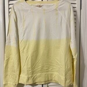 Hem and Thread Ombré Lightweight Sweatshirt